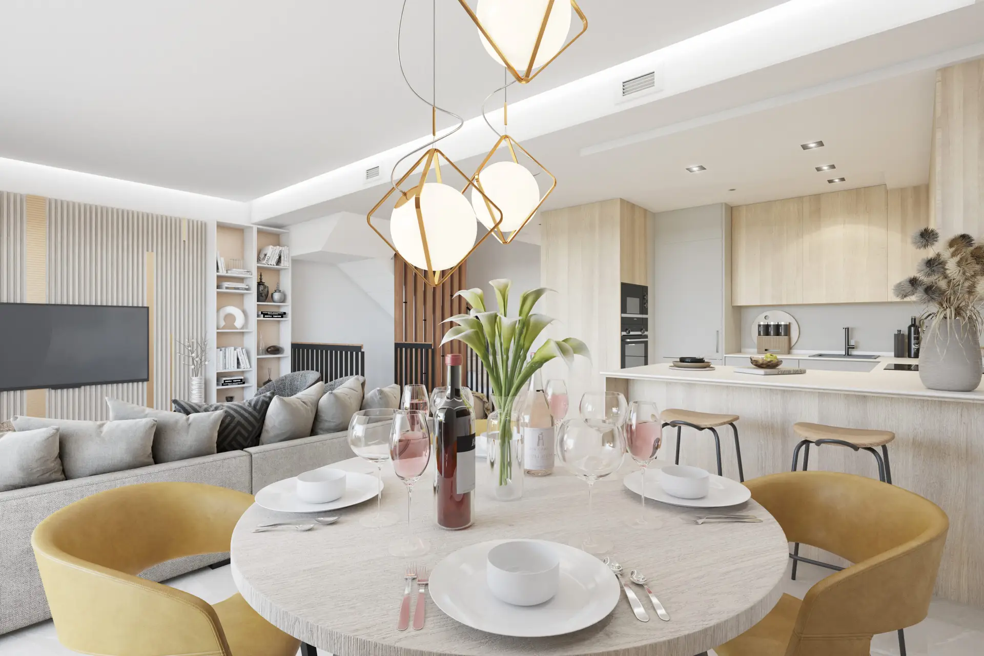 B2.B_The Meadows-townhouses-La Cala Golf-dining room_Type B_Abr 25